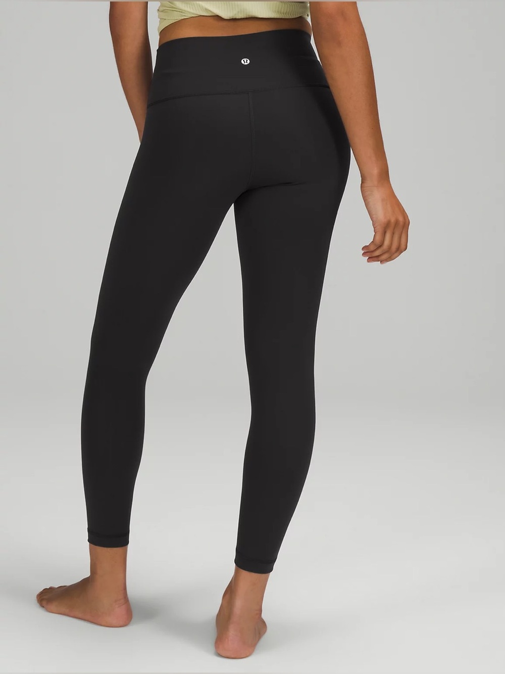 Lululemon Wunder Under Hi Rise 7/8 Length Tight - Black